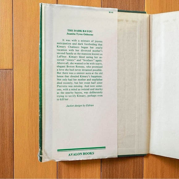 VINTAGE 1980 The Dark Bayou by Juanita Tyree Osborne | Avalon Romance Hardcover - Picture 5 of 7